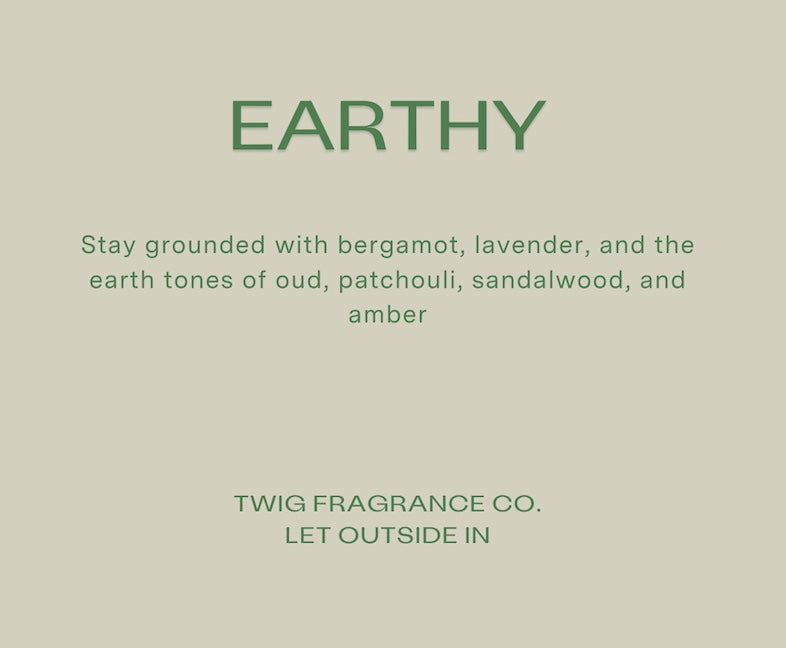 Earthy 12 oz Wood Wick Candle
