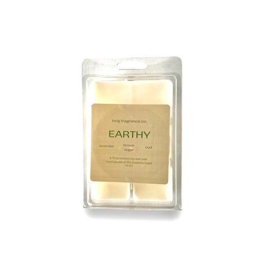 Earthy 2.43 oz Coconut Soy Wax Melt