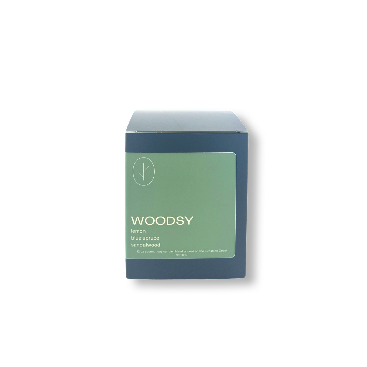 Woodsy 12 oz Wood Wick Candle